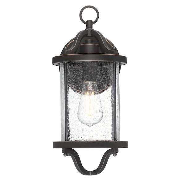 Westinghouse Fixture Wall Outdoor 60W Isabelle ORB High-Lights Clear Seeded Glass 6113500 - main